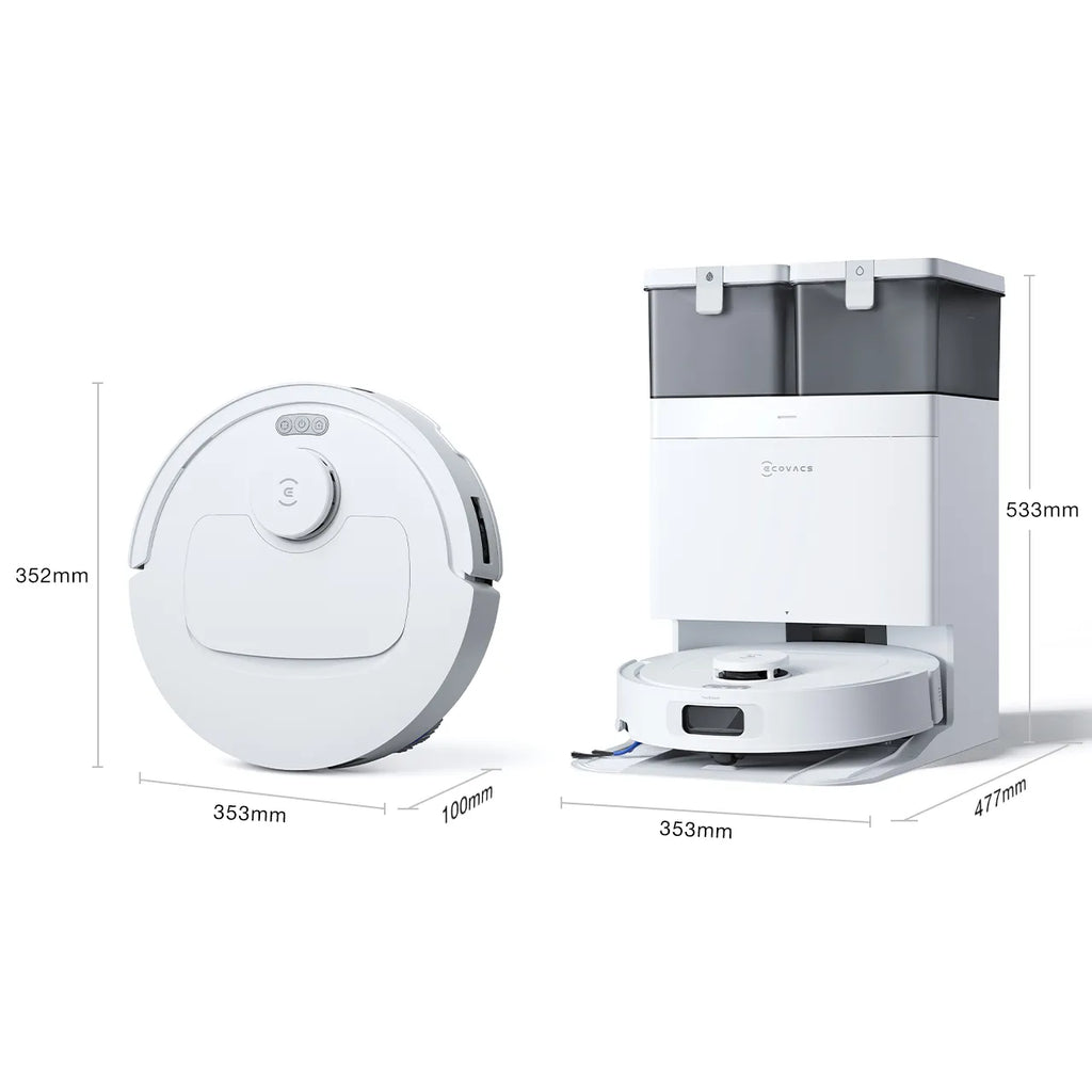 DEEBOT T30C White Robot Vacuum & Mop