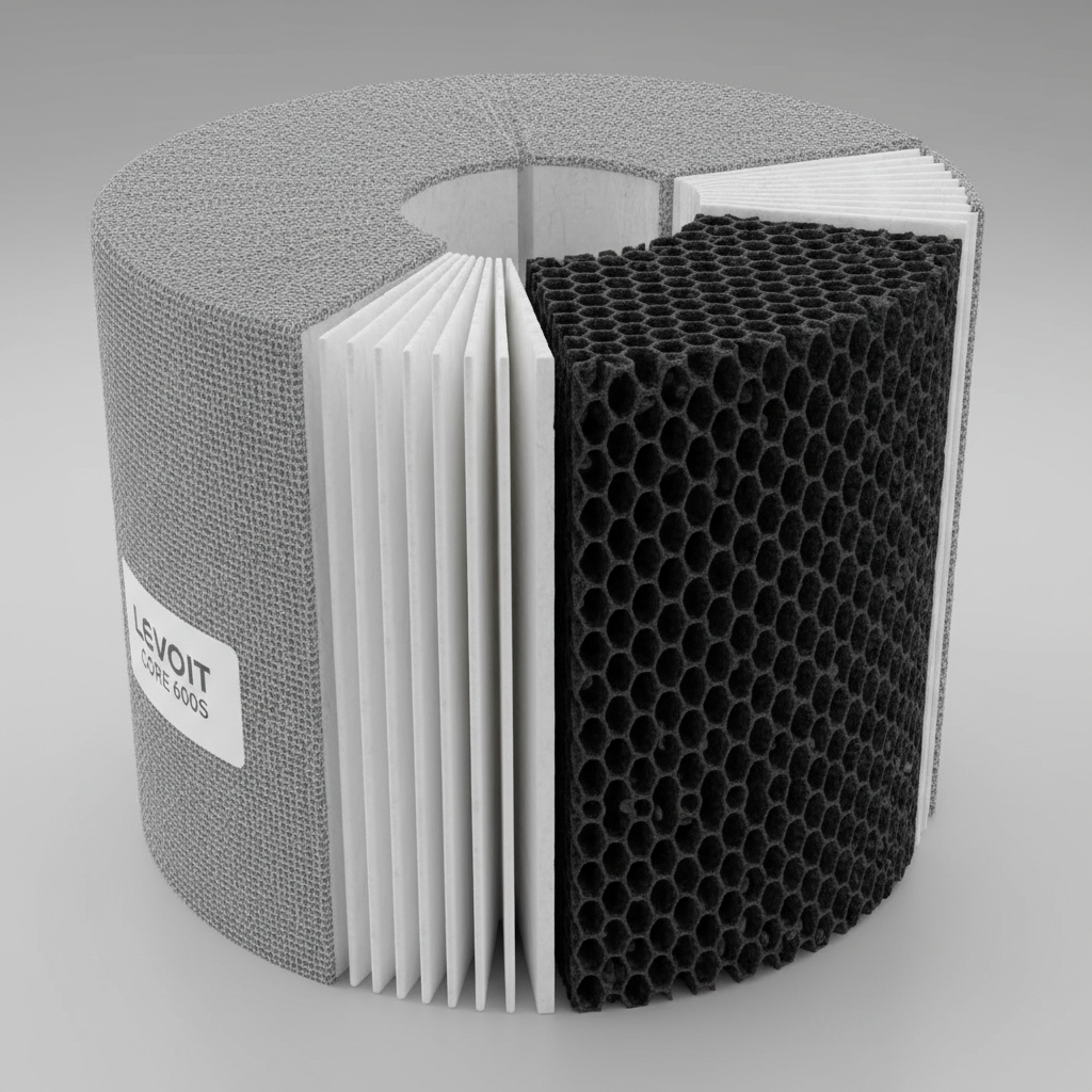 H13 True HEPA filter layers
